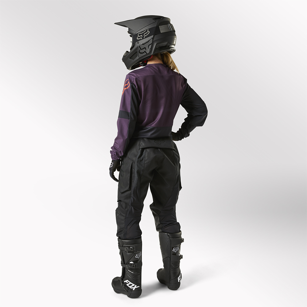 Fox Legion LT Womens Black Motocross Jersey - Image 45