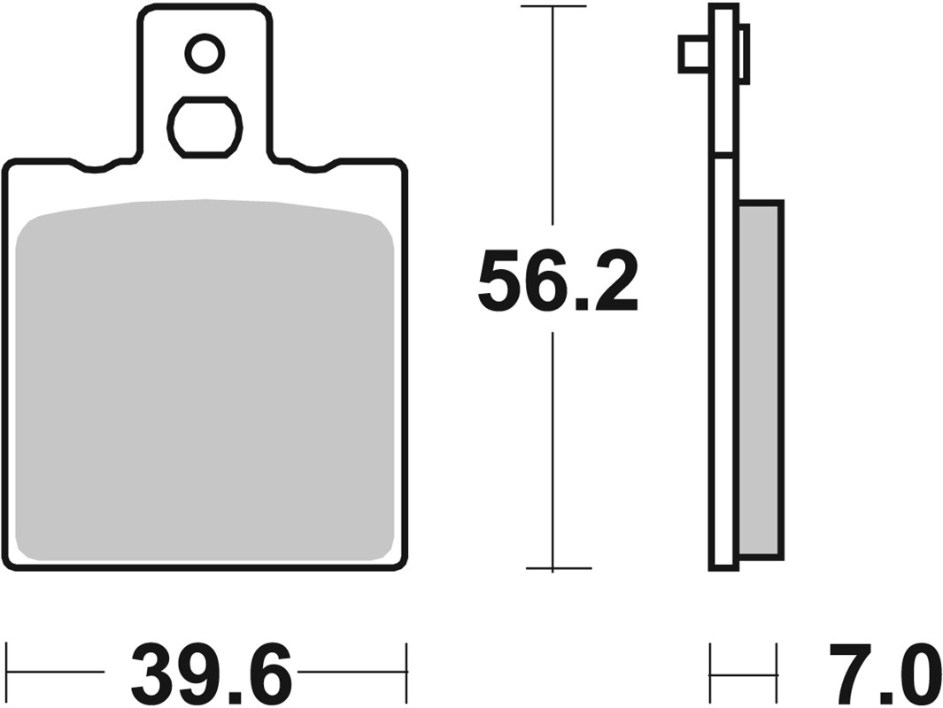 SBS 519RSI Front/Rear Brake Pads - Image 1