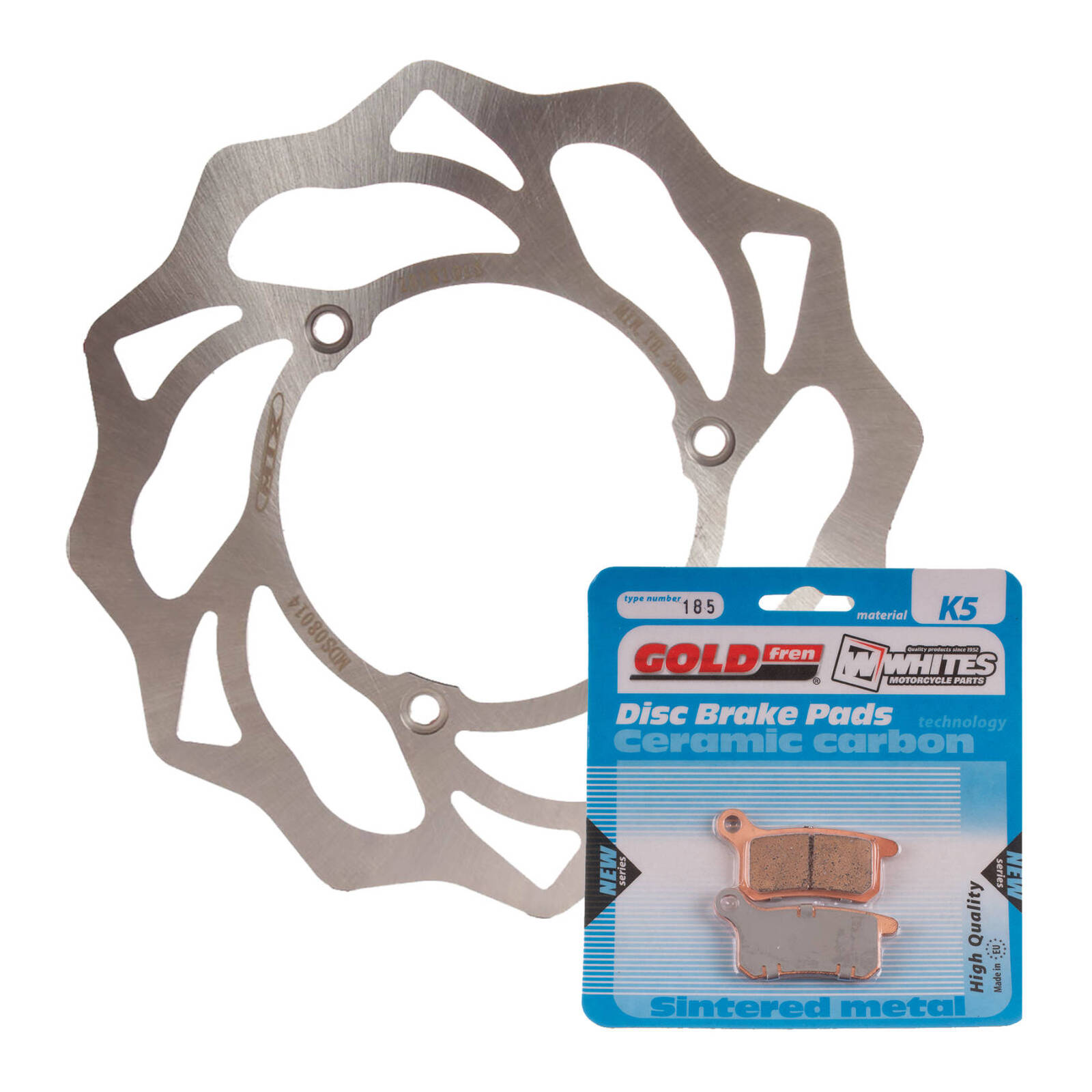 Brake Disc & Pad Front Kit - KTM 85 SX '03 - Wave - Image 1