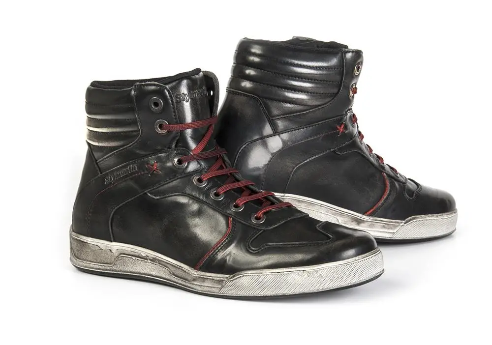 IRON SHORT URBAN BOOTS BLACK LEATHER 47