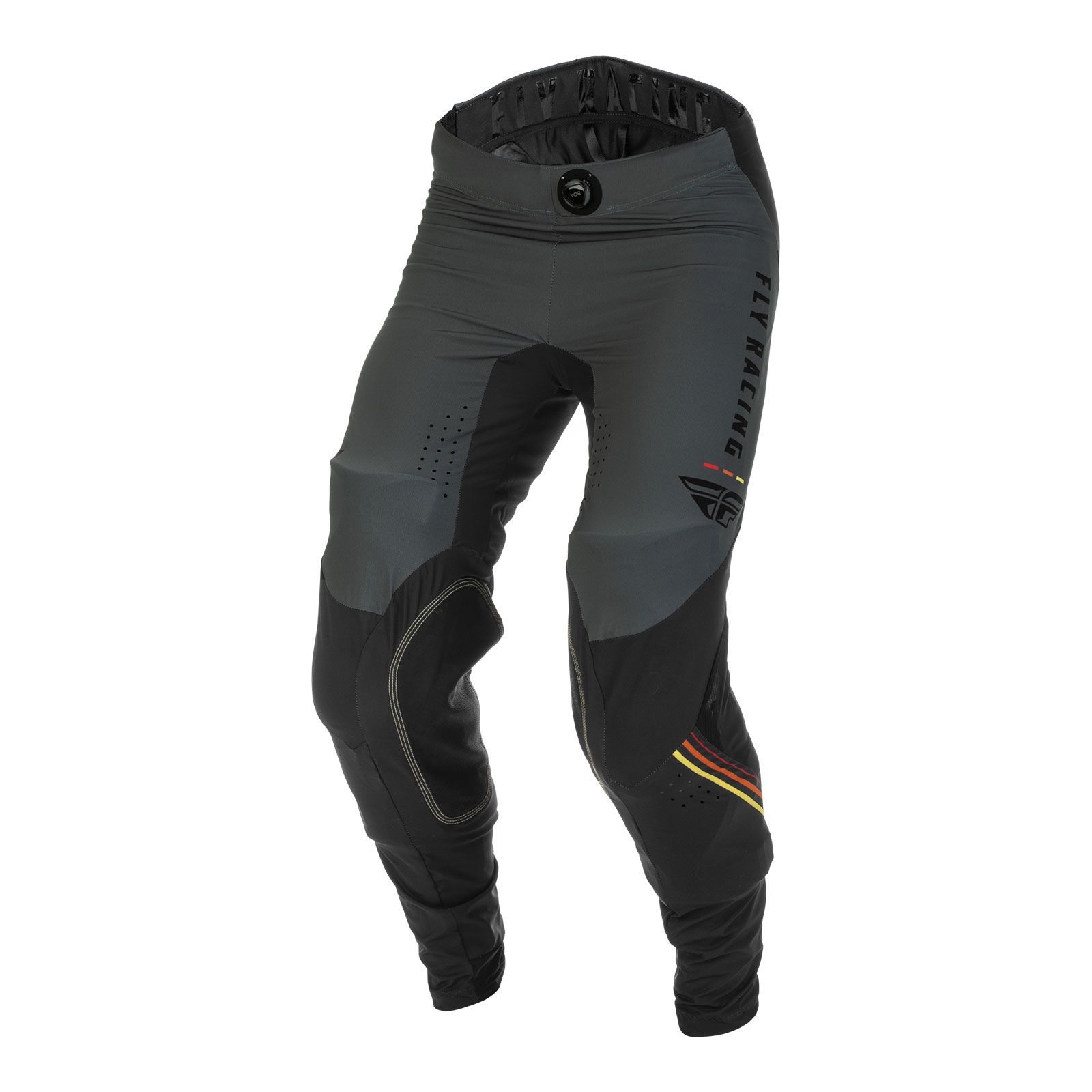 FLy (22) Lite Hydrogen S.E Speeder Metal/Red/Yellow Motocross Pants - Image 3