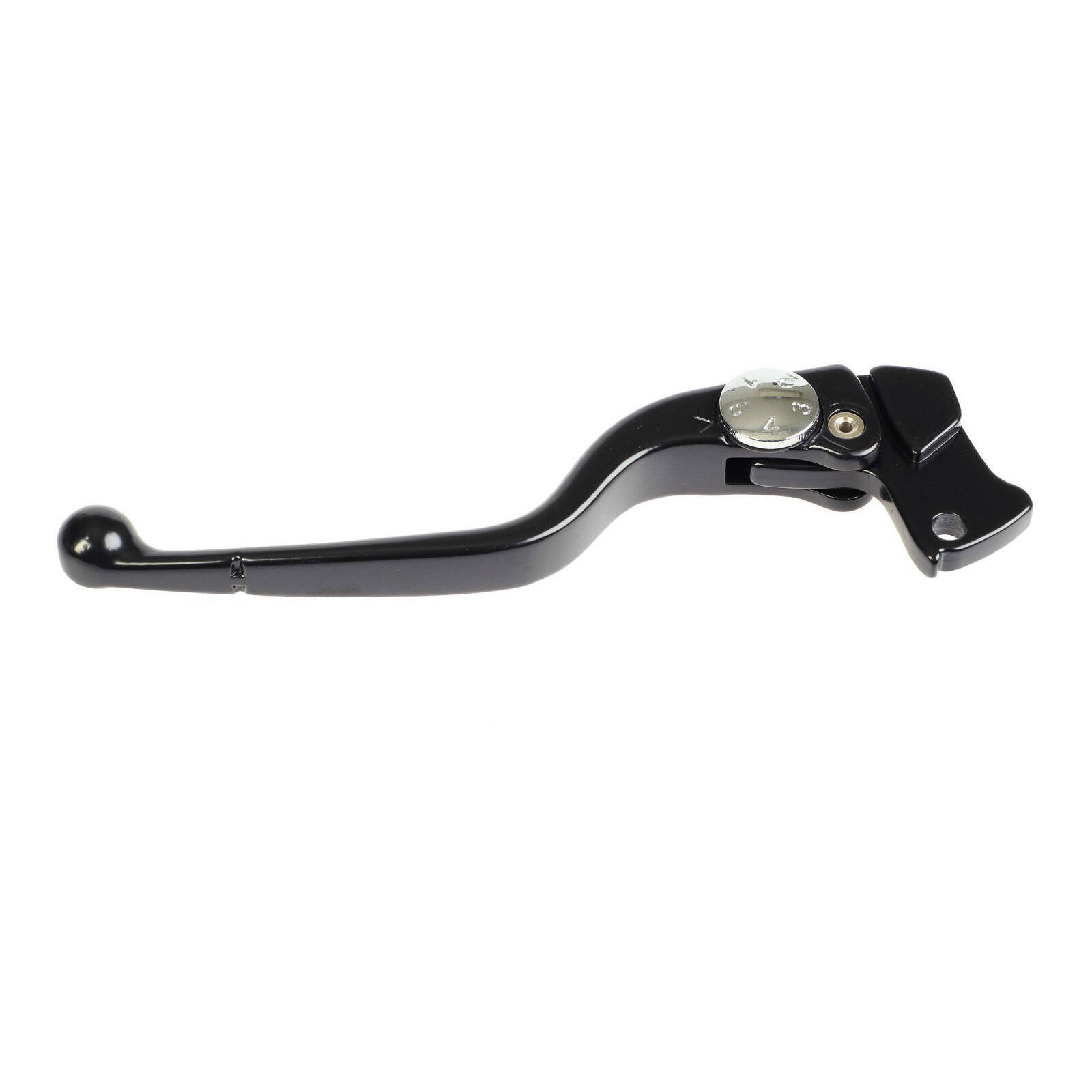 WMP Clutch Lever - KTM Black Lever, Chrome ADJ - Image 1