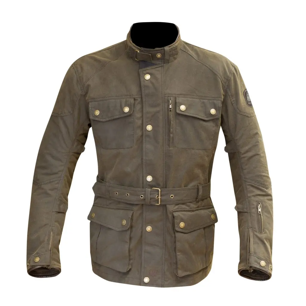 Merlin Atlow Wax Cotton Road Jacket Brown