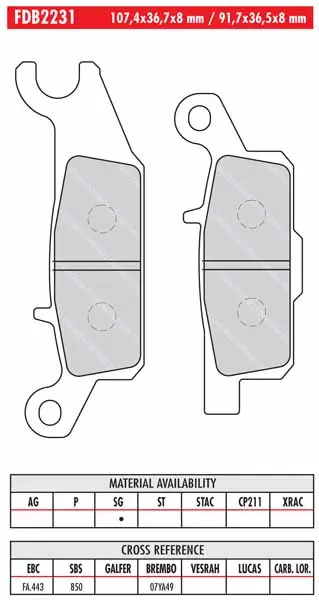 FERODO BRAKE PADS