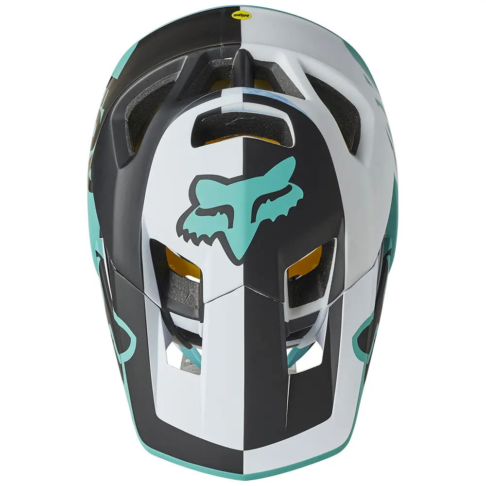 Fox Proframe Blocked Teal Mountain Bike Helmet