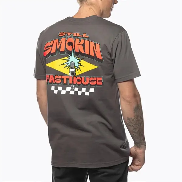 Fasthouse 4 Ever 2 Smokin Tee Heavy Metal