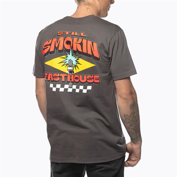 Fasthouse 4 Ever 2 Smokin Tee Heavy Metal - Image 3
