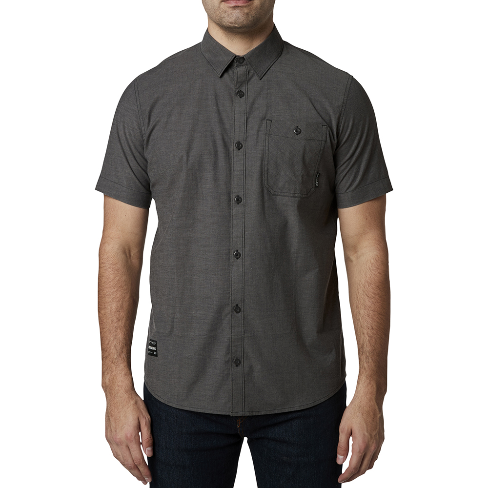 Woven Shirt Baja Heather Black - Image 1