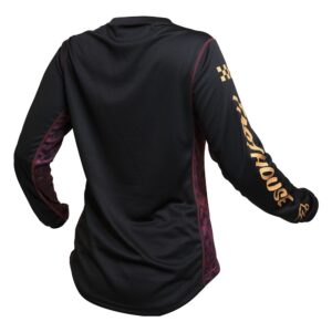 Fasthouse Womens Golden Script Motocross Jersey Black - Image 2