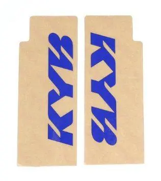 Decal Fork Kayaba Clear Blue