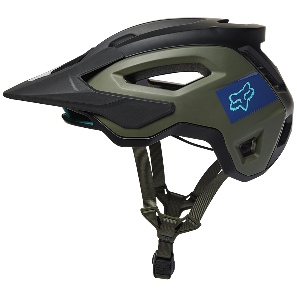 Fox Speedframe Pro Blocked Mips Bike Helmet Army - Image 3