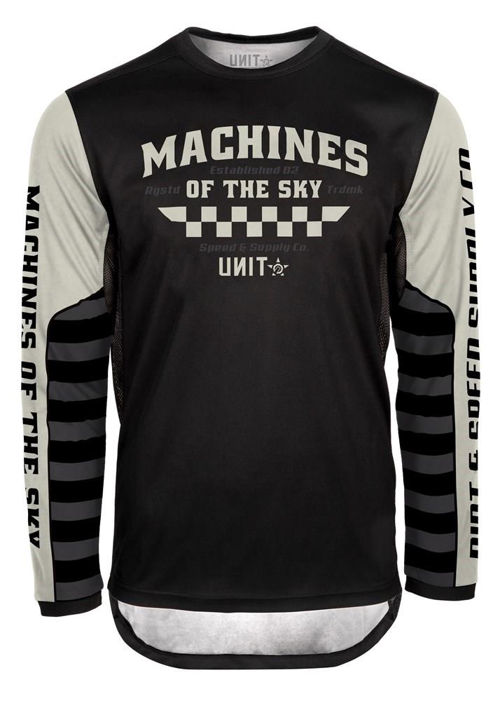 Unit Trial Motocross Jersey Black - Image 2