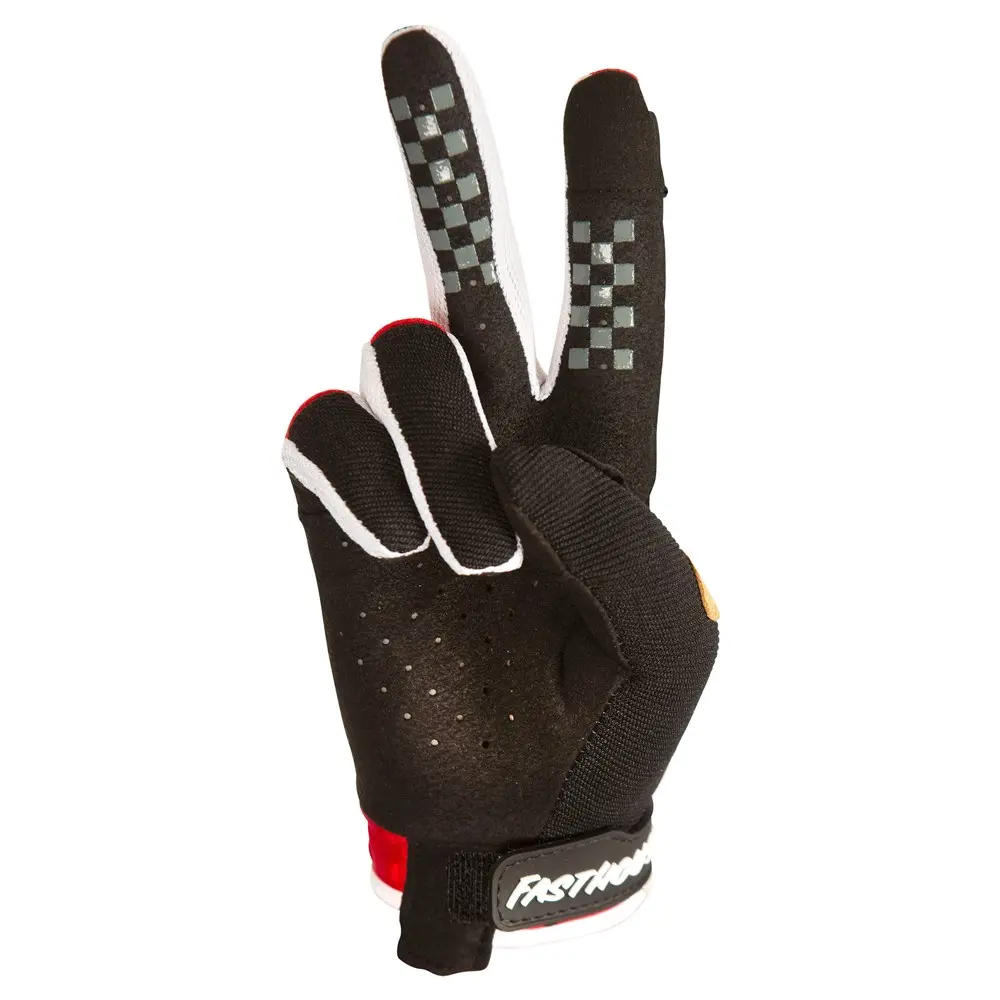 Fasthouse Speed Style Striper Motocross Gloves Red/Black