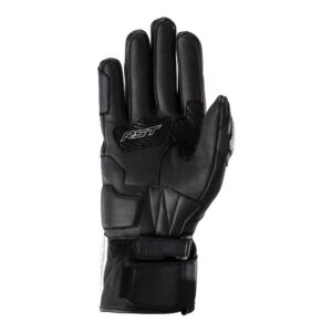 RST Turbine CE Leather Road Gloves White - Image 1