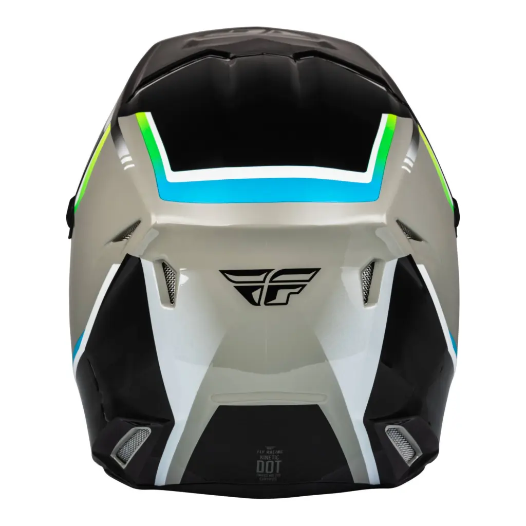 Fly Kinetic Vision Motocross Helmet Grey/Black