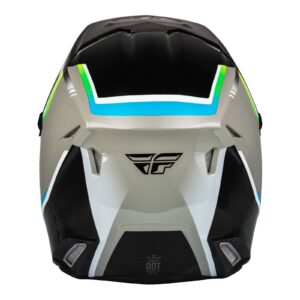 Fly Kinetic Vision Motocross Helmet Grey/Black - Image 2