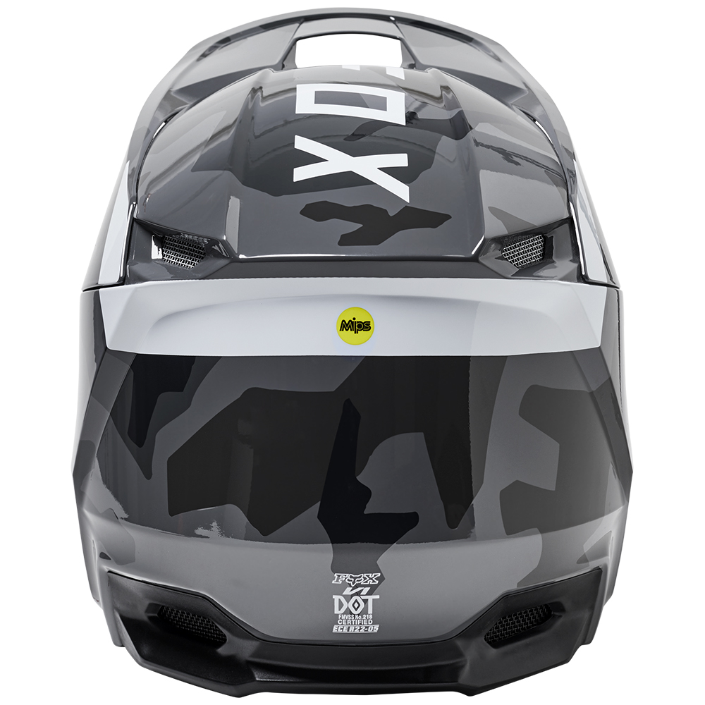 Fox Youth V1 BNKR Helmet Black Camo - Image 4