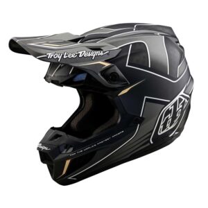 Troy Lee Designs SE5 ECE Carbon EFIX Motocross Helmet Black - Image 1