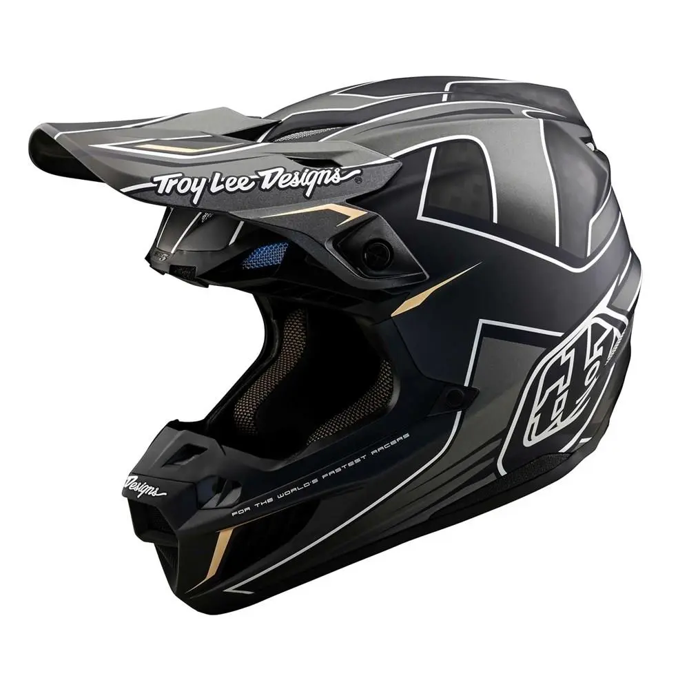 Troy Lee Designs SE5 ECE Carbon EFIX Motocross Helmet Black