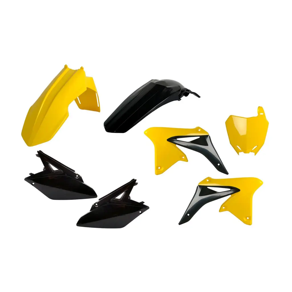 POLISPORT MX KIT SUZ RMZ250 10-18 YEL/BLACK