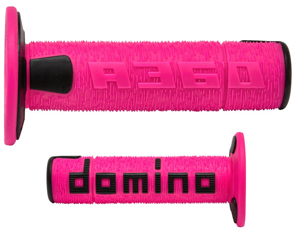 Domino Off-Road Grips - A360 Premium MX Fuchisa/Black - Image 1