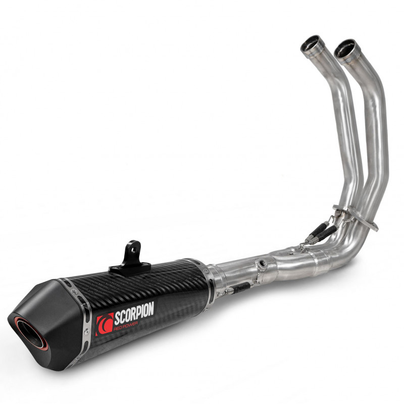 XSR 700 Serket Taper Full System Carbon Fibre Sleeve 2021-2023 - Image 1