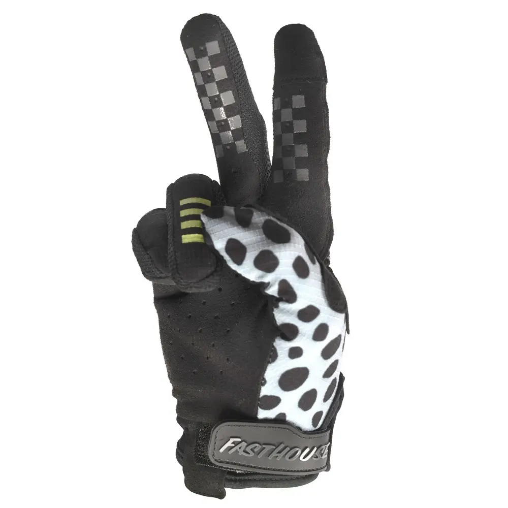 Fasthouse Zenith Motocross Gloves Skyline/Party Lime