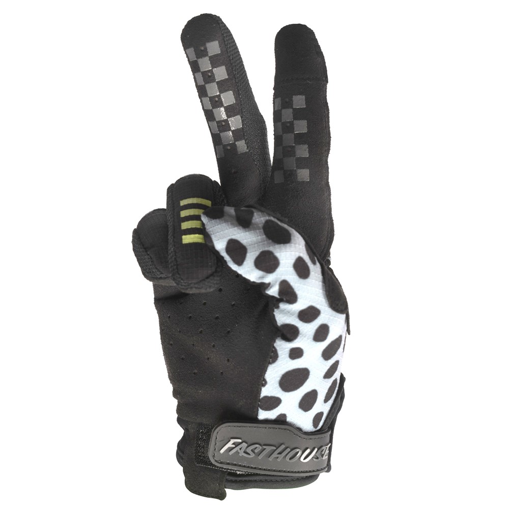Fasthouse Zenith Motocross Gloves Skyline/Party Lime - Image 3