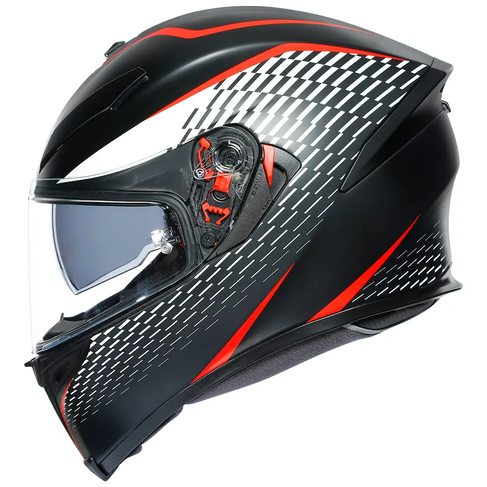 Road Helmet AGV K-5 S Black/White/Red
