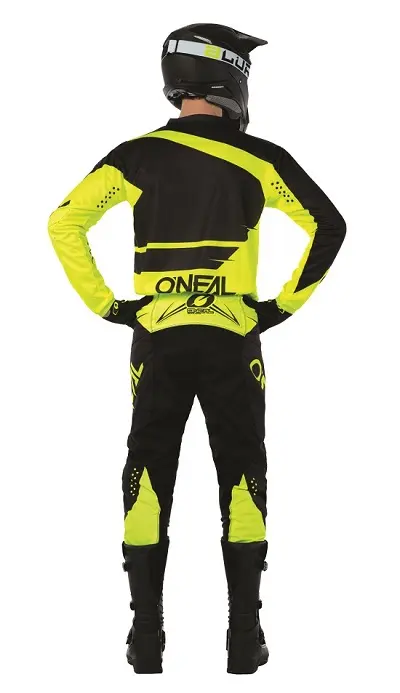 O'Neal Element Racewear Black/Yellow Motocross Jersey