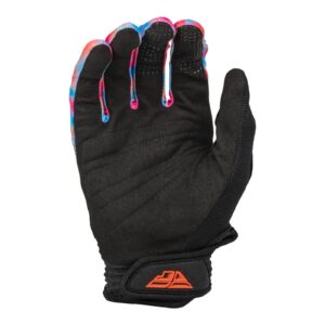 Fly F-16 Motocross Gloves Grey/Pink/Blue - Image 2
