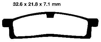 BRAKE PADS PSYCHIC M-CAX SINTERED FRONT YAMAHA YZ65 18-21 YZ80 96-01 YZ85 02-21 TTR125 00-19 - Image 1