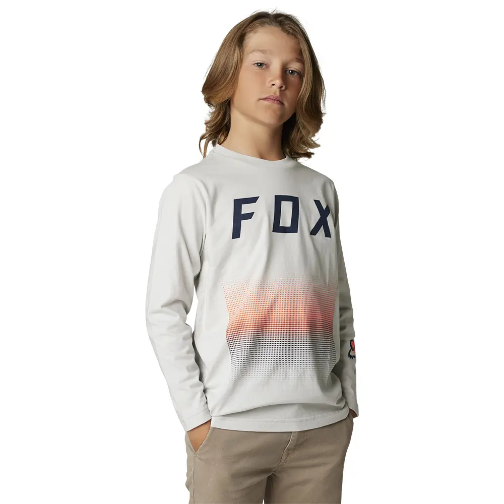 Fox FGMNT Long Sleeve Tee Youth Light Grey