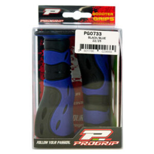 *Scooter Black/Red grips Progrip 22/25mm 125mm             [C] - Image 7