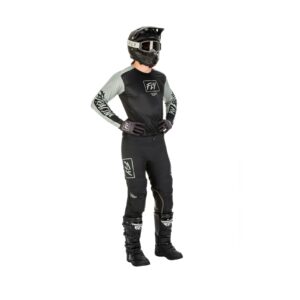 Fly Lite Hydrogen Black/Grey Motocross Jersey - Image 5
