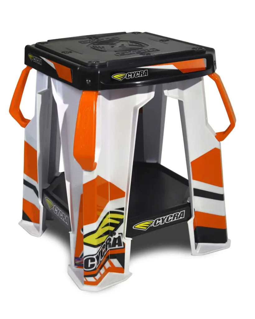 SPECIAL ED MOTO STAND WHT/ORG