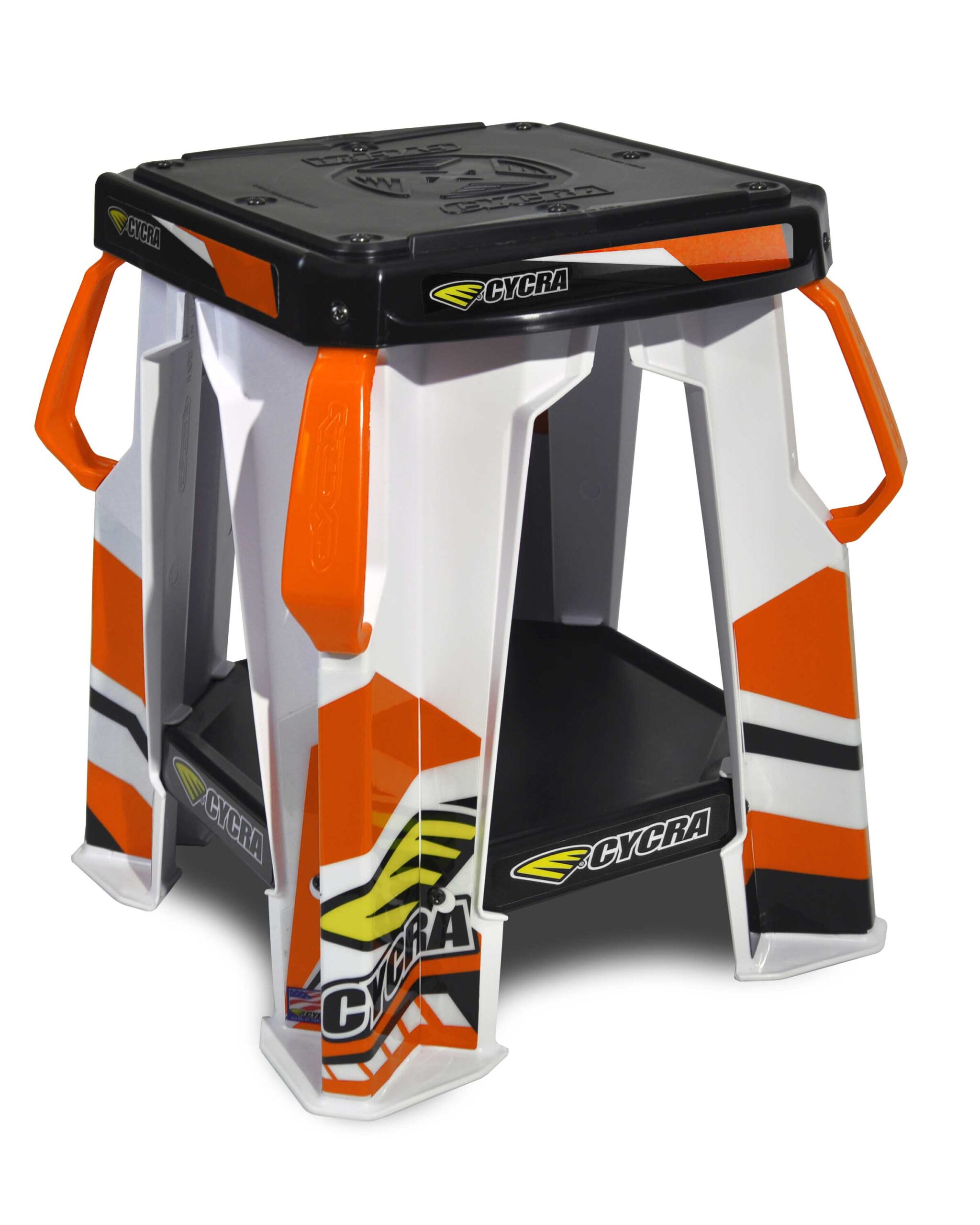 SPECIAL ED MOTO STAND WHT/ORG - Image 1