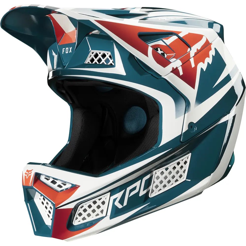 Helmet Fox Rampage Pro Carbon Beast Blue