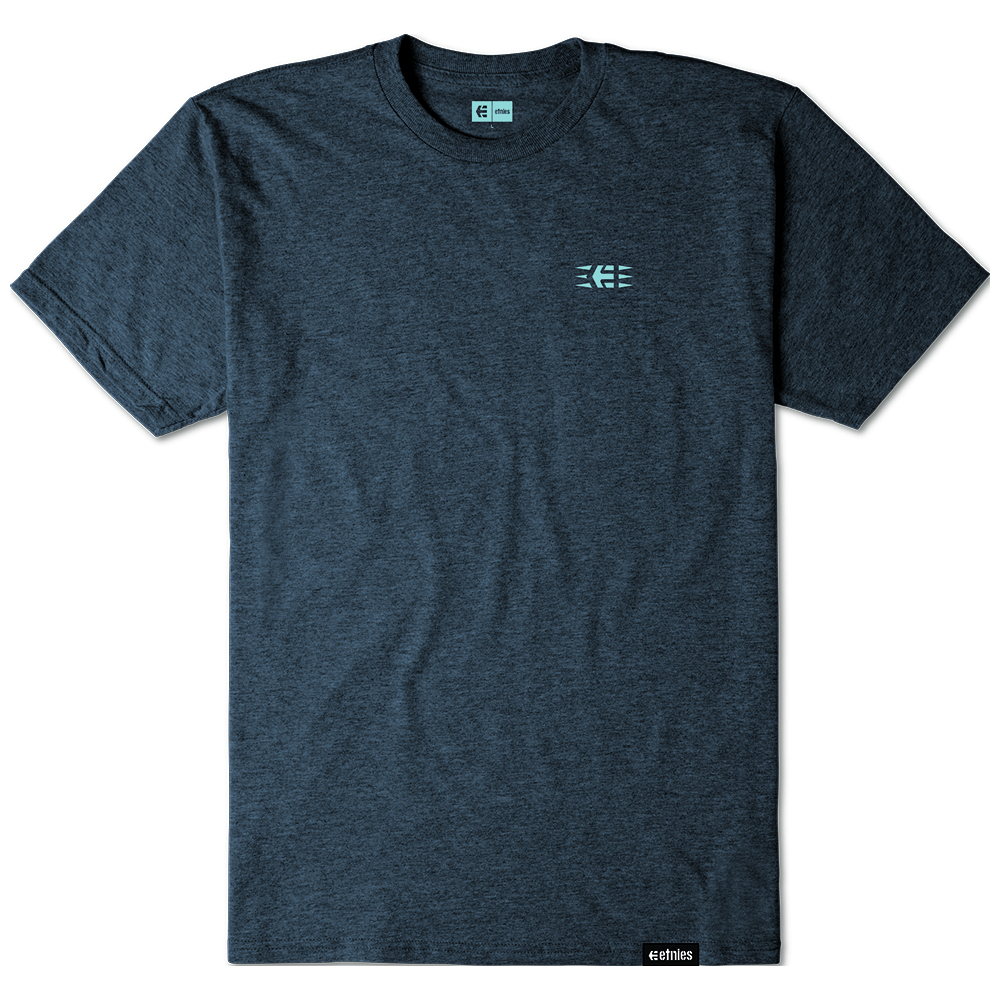 TOTEM EMB TEE [NAVY/HEATHER] XXL - Image 1