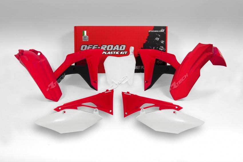 PLASTICS KIT RTECH 6 PIECE INCLUDES AIRBOX COVERS CRF450RX  17-18 STD COLOURS - Image 1