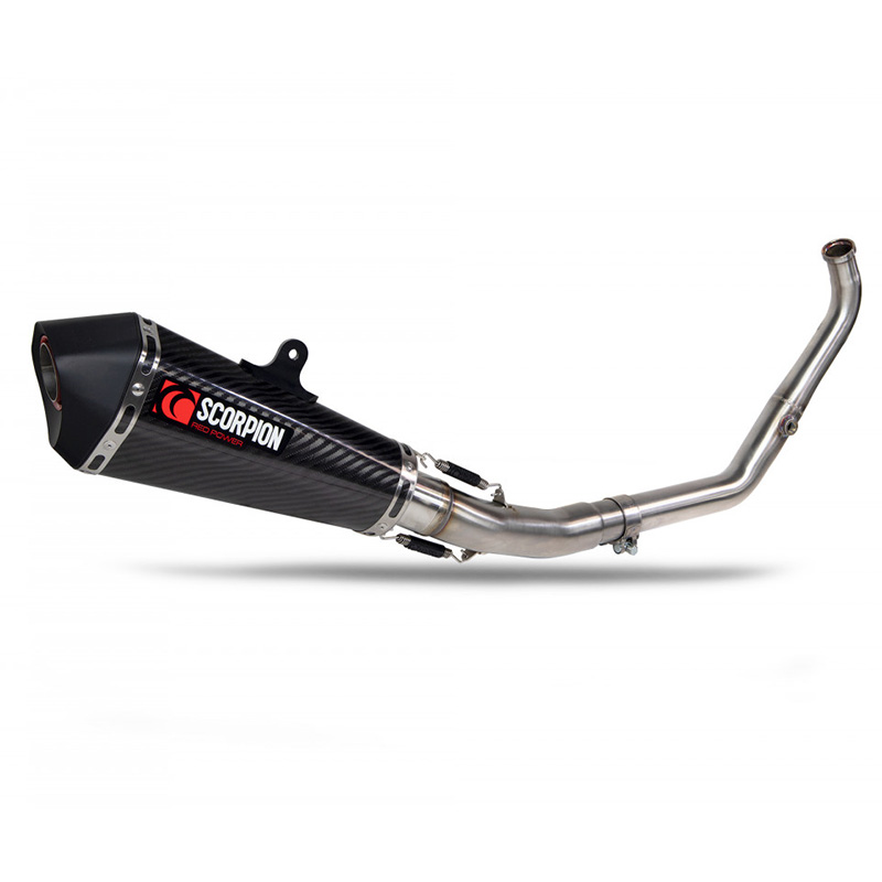 YZF-R125 Serket Taper Full System Carbon Fibre Sleeve 2021-2023 - Image 1