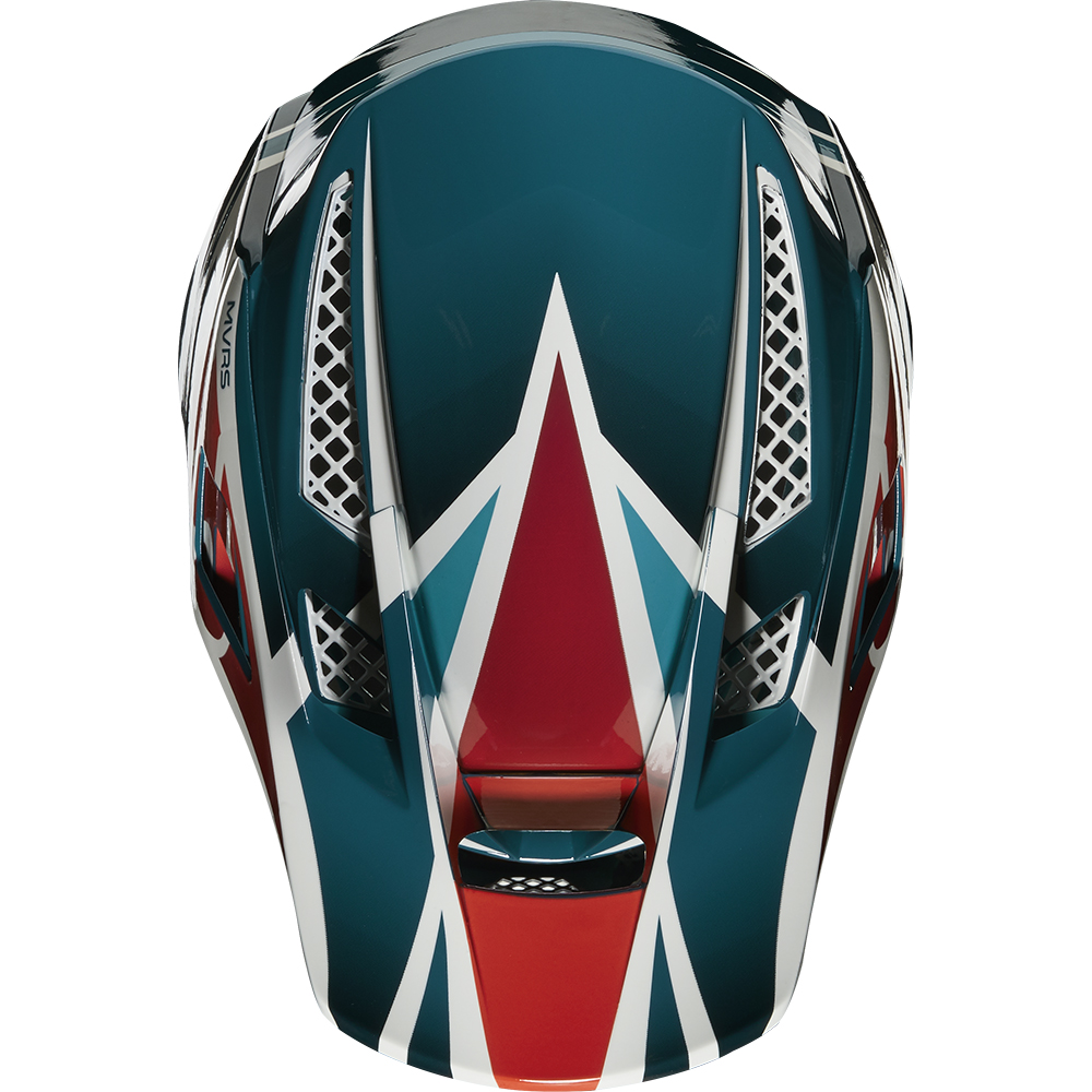Helmet Fox Rampage Pro Carbon Beast Blue - Image 3