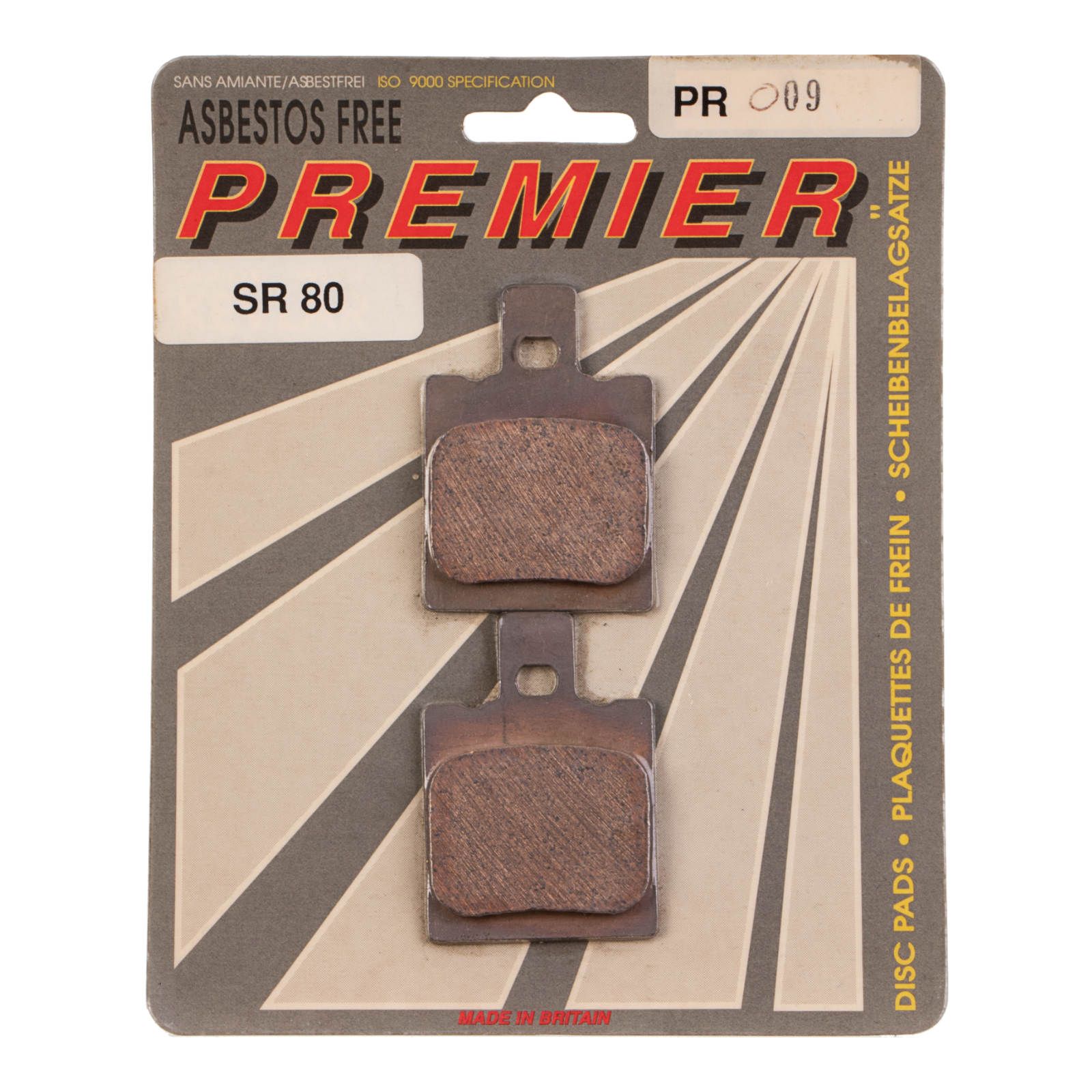 PREMIER BRAKE PADS FULL SINTERED MOTO X - Image 1