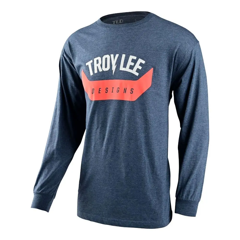 Troy Lee Designs Arc Long Sleeve Tee Navy Heather
