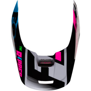 MX19 YOUTH V1 HELMET VISOR-MOTIF [BLUE/GREY] OS - Image 9