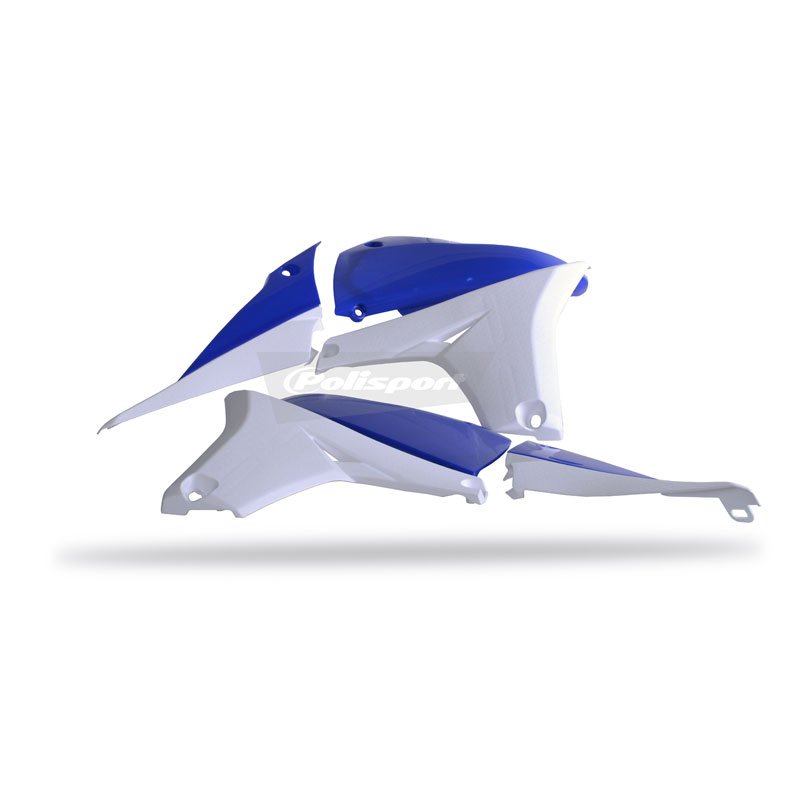 RAD SCOOPS w/TANK COVER YAM YZ450F 10-13 98YBLU/WHT - Image 1