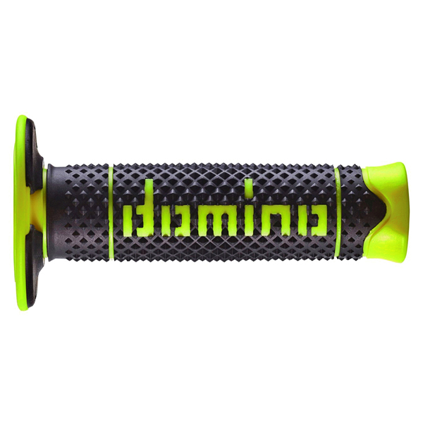 GRIP OFF ROAD BLACK/FLURO - 'COARSE DIMPLE' - Image 1