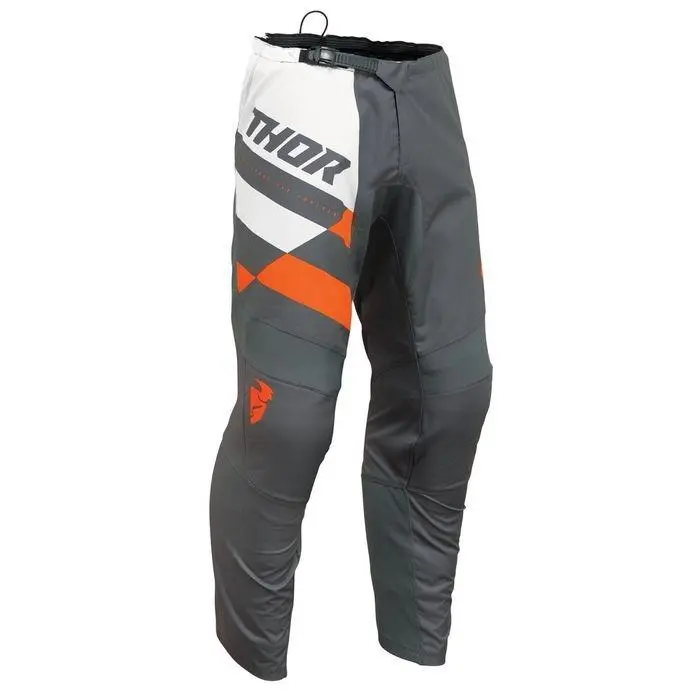 Thor Sector Checker Motocross Pants Charcoal/Orange
