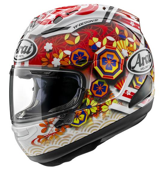 Arai RX-7V EVO Road Helmet Nakagami GP3 - Image 3
