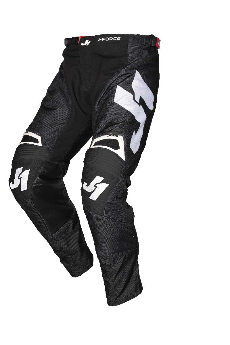 JUST1 J-FORCE MX PANTS TERRA BLK/WHT 30 - Image 1